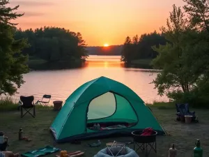 Czy można rozbić namiot nad jeziorem? Przewodnik po biwakowaniu