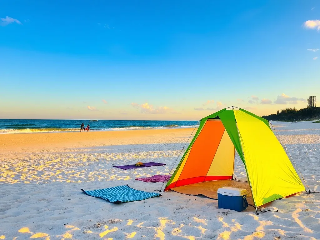 Jak złożyć namiot plażowy? Praktyczny przewodnik krok po kroku