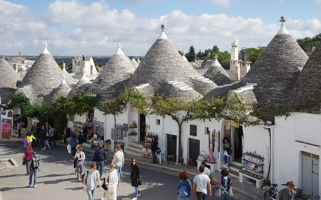 Domy typu trulli w Alberobello
