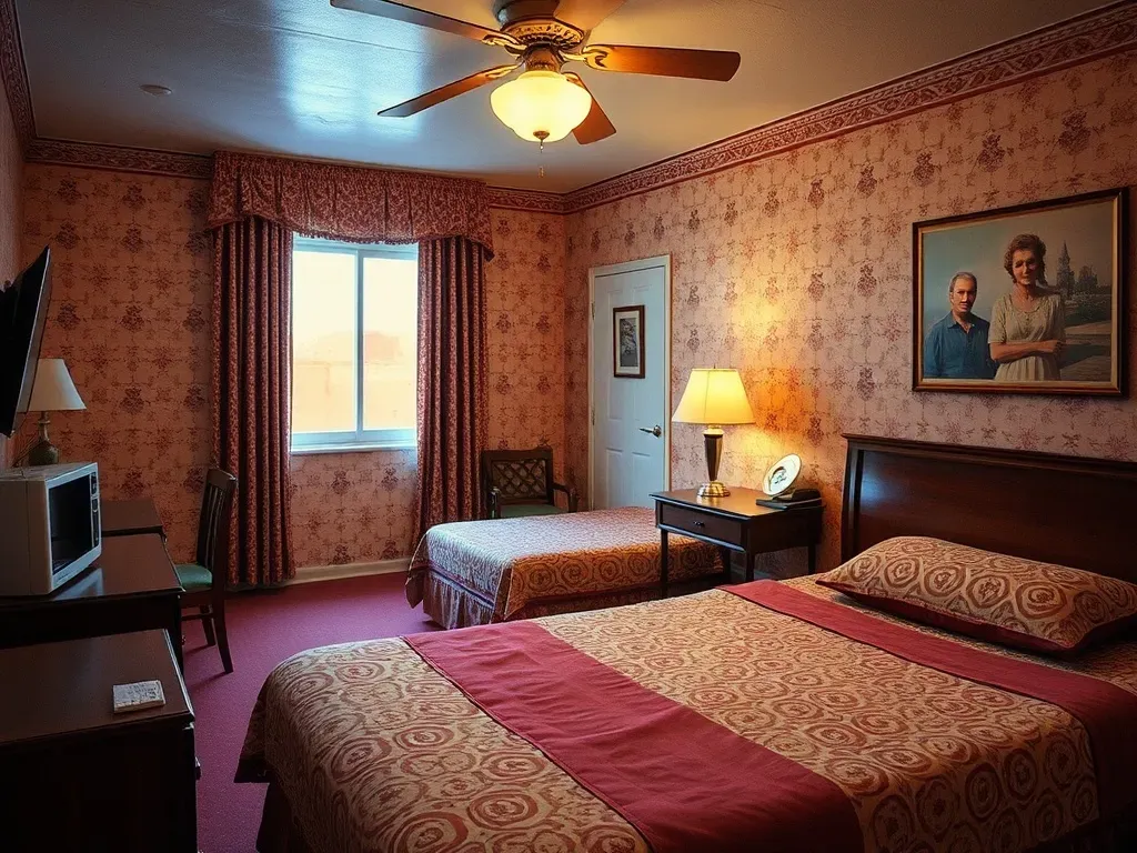 las vegas motel room inside