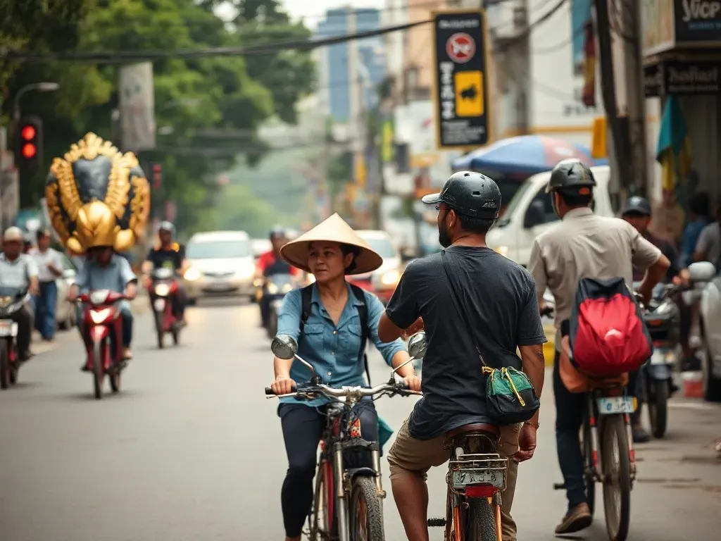 thailand people on the street