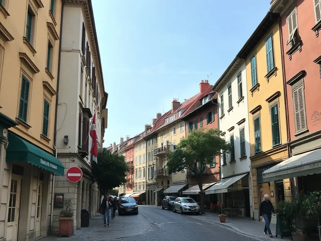 italian city street