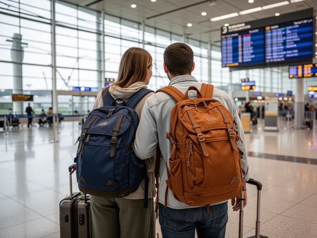 para turystów i widok na terminal lotniczy